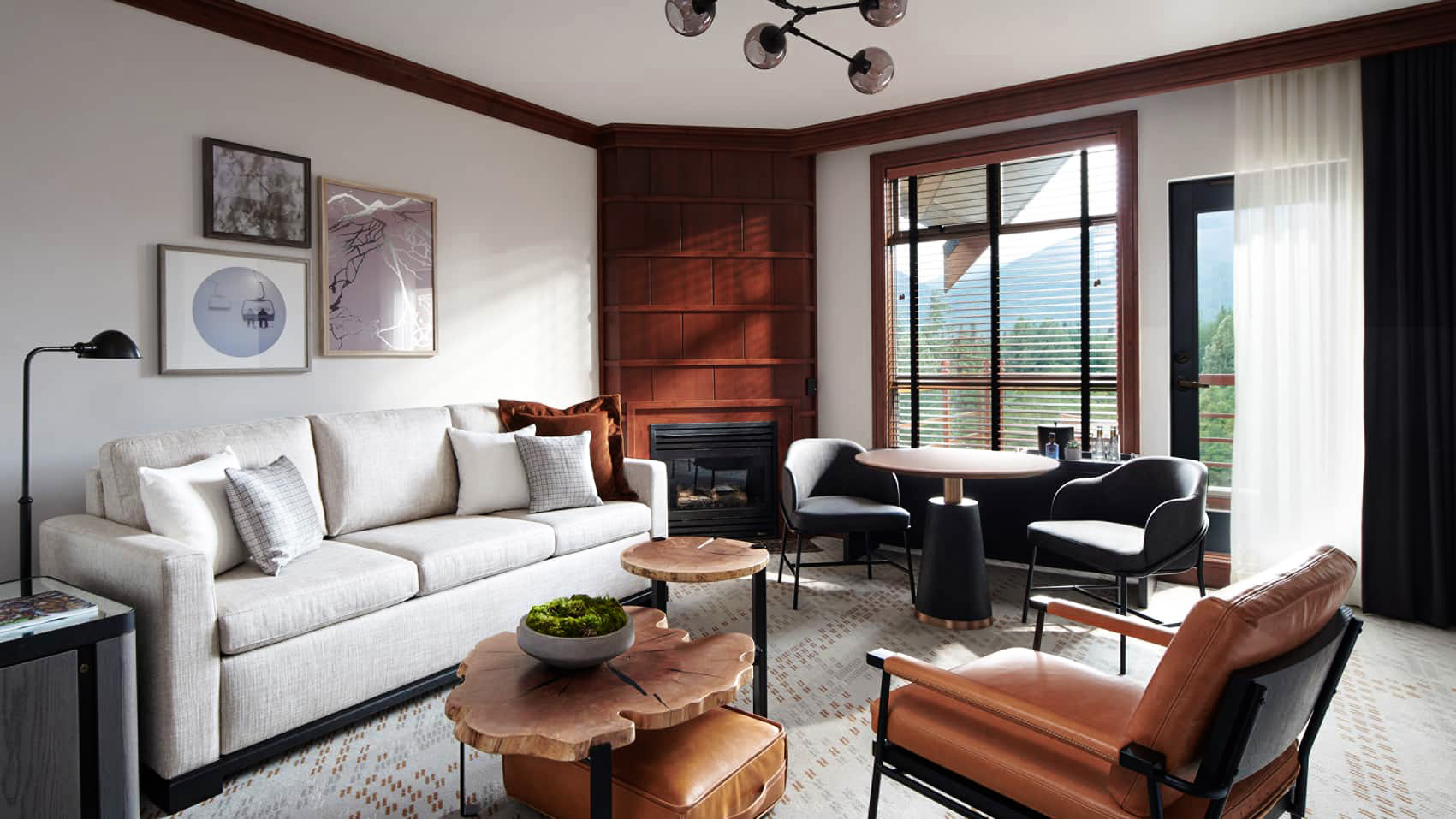 Stylus Contract Furniture Hospitality seating installation at resort in Whistler, BC